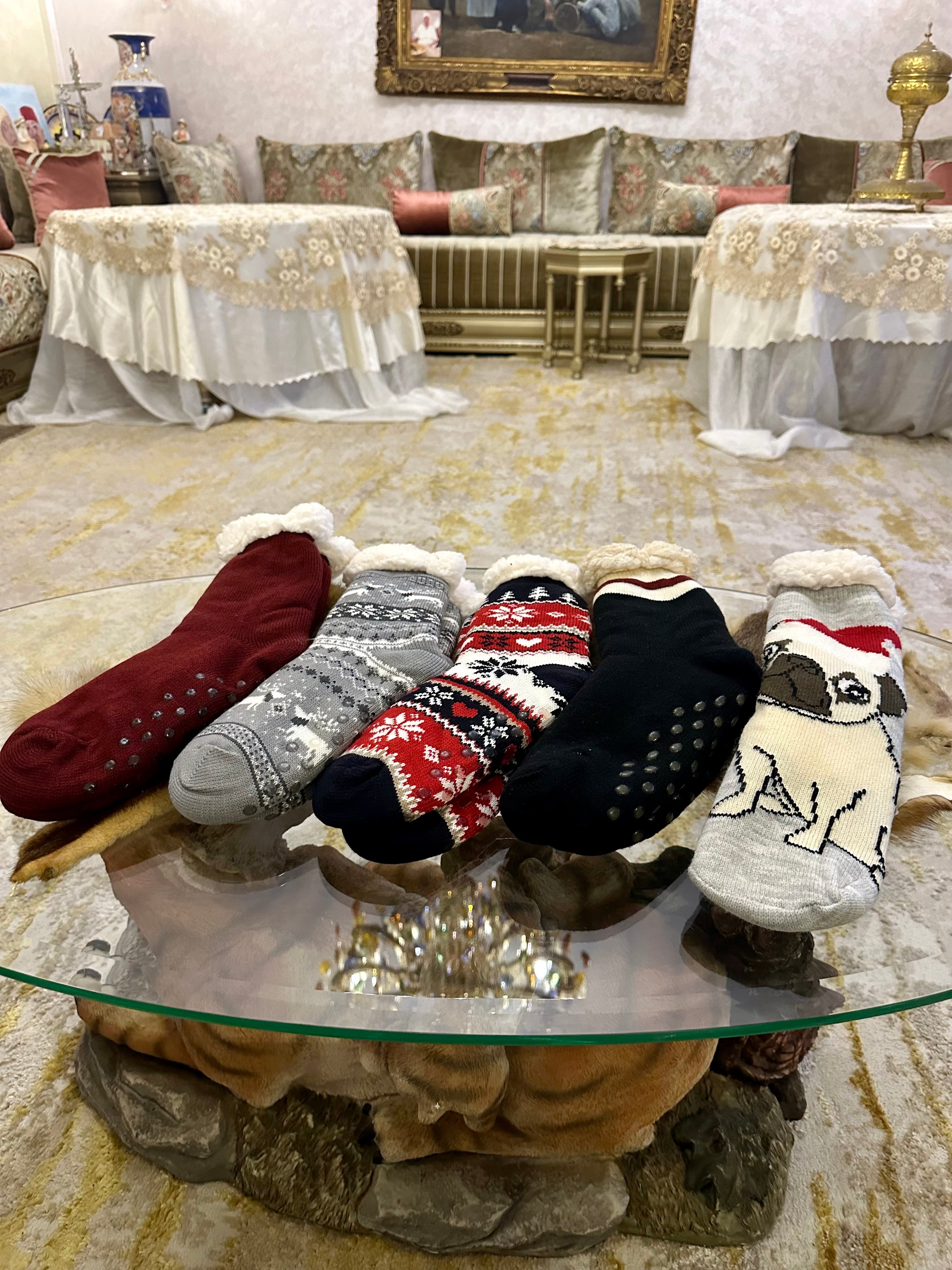 Chaussettes Bordeaux Cozy