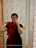 Echarpe Burgundy VELOUR DOUX